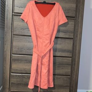 Sweet Halo Suede Dress